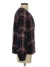 Harper 100% Rayon Plaid Burgundy Long Sleeve Blouse Size S - photo 4