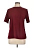 Assorted Brands Burgundy Short Sleeve Top Size L - photo 1