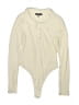 Missguided Ivory Bodysuit Size 10 - photo 1