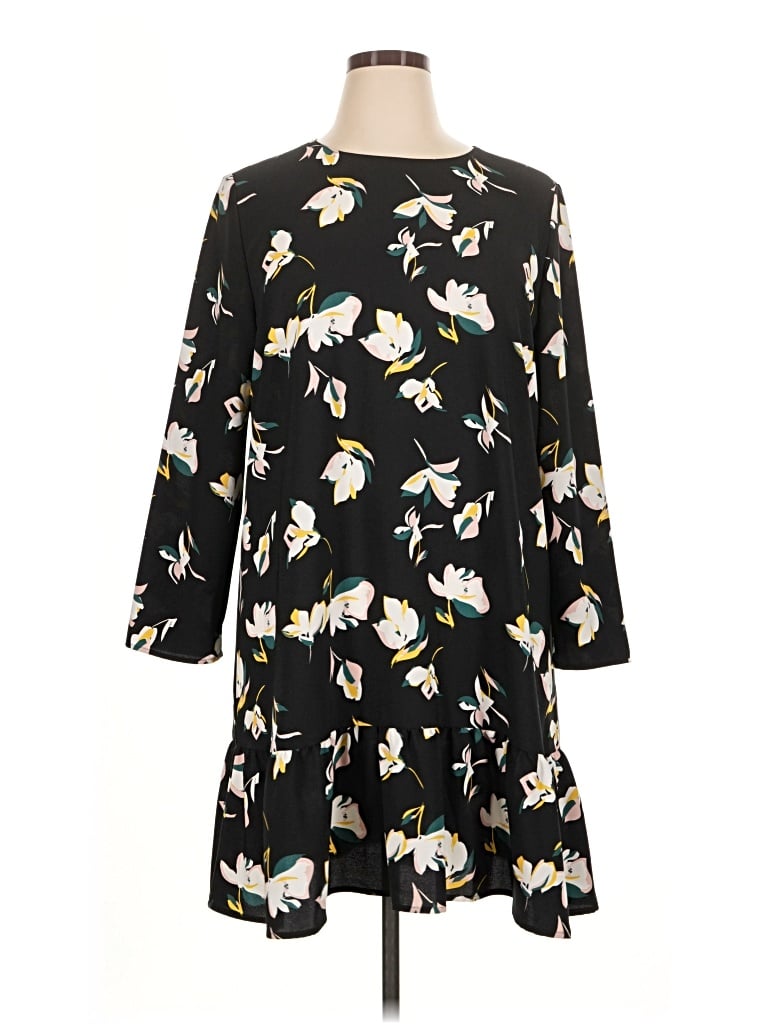 Pre-owned Halogen Casual Dress In Black