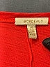 Bordeaux 100% Cotton Red 3/4 Sleeve Top Size L - photo 7