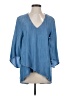 Karen Kane Blue 3/4 Sleeve Blouse Size S - photo 1