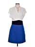 Maje Color Block Blue Casual Dress Size Lg (3) - photo 1