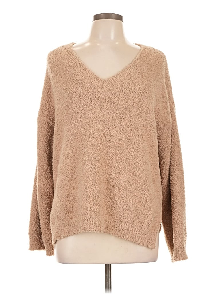 Pre-owned Unbranded Pullover Sweater In Tan