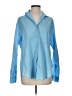 A Shirt Thing Blue Long Sleeve Blouse Size S - photo 1