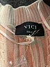 VICI Tan Ivory Cardigan Size S - photo 7