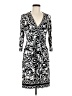 BCBGMAXAZRIA Print Black Casual Dress Size M - photo 1