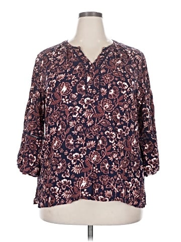 Gloria Vanderbilt 3/4 Sleeve Blouse (view 1)