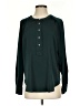 Ann Taylor LOFT 100% Polyester Green Long Sleeve Blouse Size S - photo 1