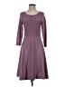 Talbots Solid Purple Casual Dress Size S - photo 1