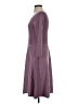 Talbots Solid Purple Casual Dress Size S - photo 5