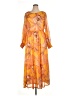 Assorted Brands 100% Polyester Orange Casual Dress Size XL - photo 1