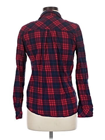 Skies Are Blue Long Sleeve Button-Down Shirt (view 2)