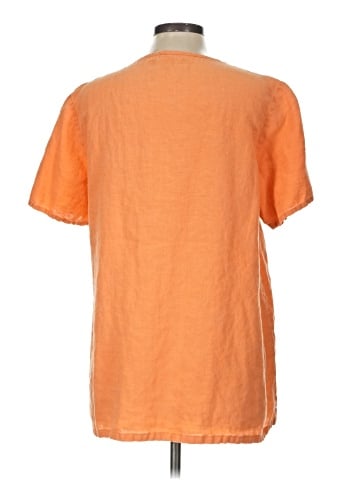 Flax Short Sleeve Blouse (view 2)