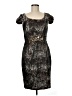 Donna Ricco 100% Polyester Animal Print Brown Cocktail Dress Size 6 - photo 1