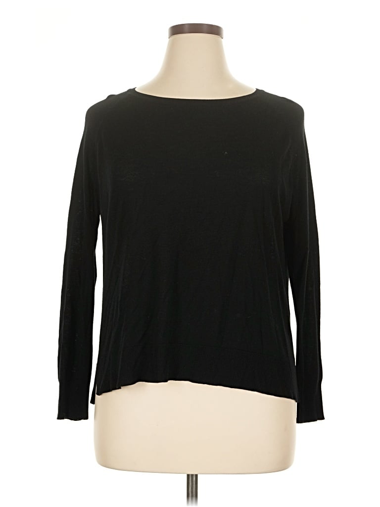 Pre-owned Zara Pullover Sweater In Black