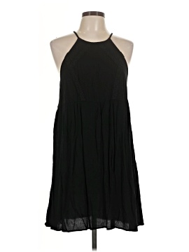 mossimo black dress MOSSIMO Womens Sleeveless Shift Dress UK 14 Medium Black Cotton