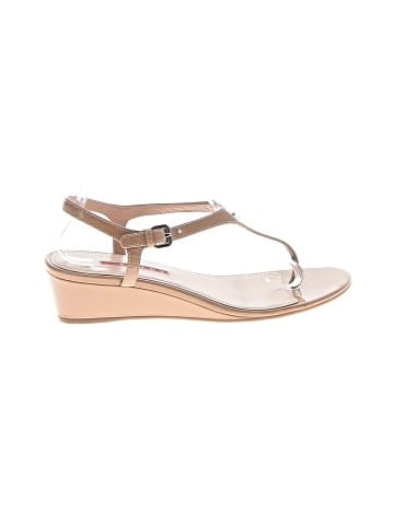Prada Linea Rossa Patent leather thong Wedges (view 1)