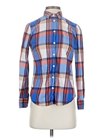 J.Crew Factory Store Long Sleeve Button-Down Shirt (view 1)