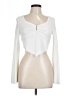 Shein 100% Polyester Ivory Long Sleeve T-Shirt Size L - photo 1