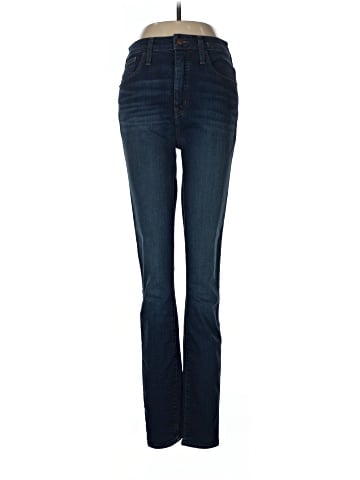 Madewell Tall Curvy High-Rise Skinny Jeans in Hayes Wash (view 1)