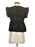 Shein 100% Polyester Black Short Sleeve Blouse Size 2 - photo 2