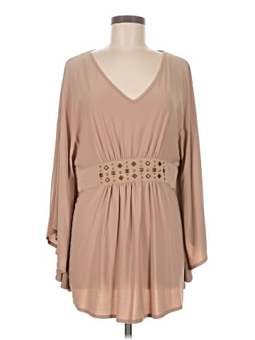 Nina Leonard Long Sleeve Top (view 1)