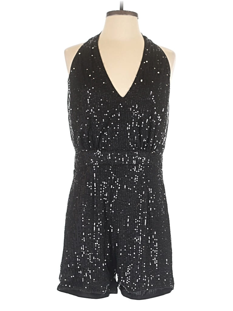 Pre-owned Shein Romper In Black