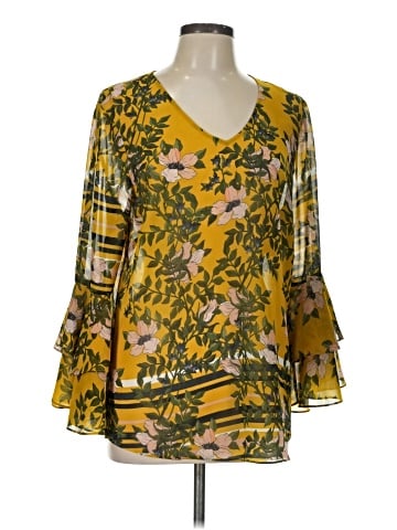 CAbi 3/4 Sleeve Blouse (view 1)
