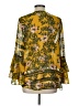 CAbi 100% Polyester Yellow 3/4 Sleeve Blouse Size L - photo 2