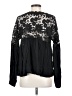 Free People 100% Polyester Black Long Sleeve Blouse Size S - photo 2