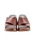 Swedish Hasbeens 100% Leather Brown Mule/Clog Size EU 37 - photo 2
