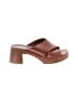 Swedish Hasbeens 100% Leather Brown Mule/Clog Size EU 37 - photo 1
