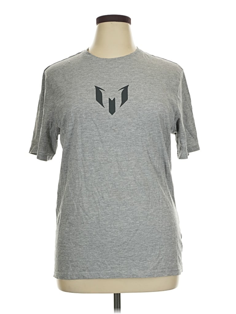 Pre-owned Assorted Brands Short Sleeve T-shirt In Gray