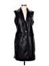 Bagatelle 100% Polyurethane Solid Black Vest Size M - photo 1