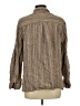 Studio Works Stripes Brown Long Sleeve Button-Down Shirt Size L - photo 2