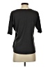 Express Metallic Silver Short Sleeve Top Size XS - photo 2