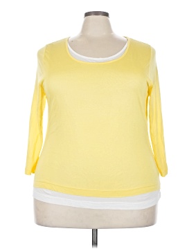 Liz Claiborne 3/4 Sleeve T-Shirt (view 1)