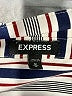 Express 100% Polyester Stripes Ivory Casual Dress Size M - photo 7