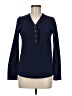 Ann Taylor LOFT Blue Long Sleeve Blouse Size M - photo 1