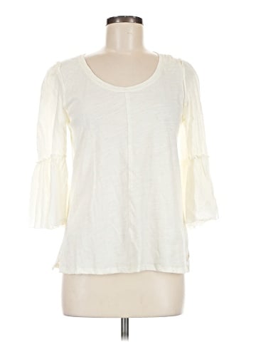 Bordeaux 3/4 Sleeve Top (view 1)