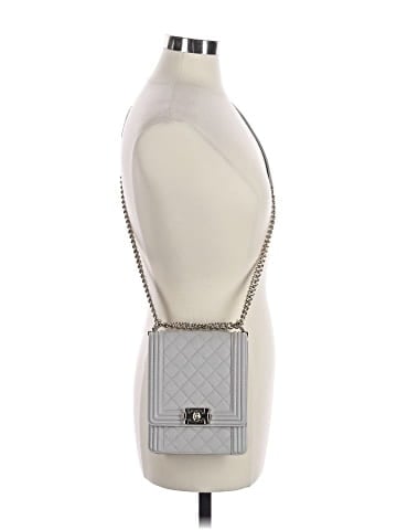 Chanel Leather Quilted North South Boy Flap Shoulder Bag (view 2)