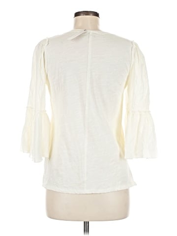 Bordeaux 3/4 Sleeve Top (view 2)