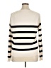 Zara Stripes Ivory Pullover Sweater Size XL - photo 2