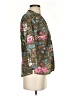 IZOD Floral Green 3/4 Sleeve Blouse Size S - photo 4