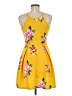 Soprano Floral Yellow Cocktail Dress Size M - photo 2