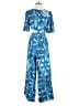 Rhode Print Blue Jumpsuit Size M - photo 1