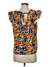 Shein 100% Polyester Orange Sleeveless Blouse Size 8 - 10 - photo 2