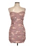 Assorted Brands Floral Brown Cocktail Dress Size L - photo 1