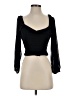 Emory Park Black Long Sleeve Top Size S - photo 1
